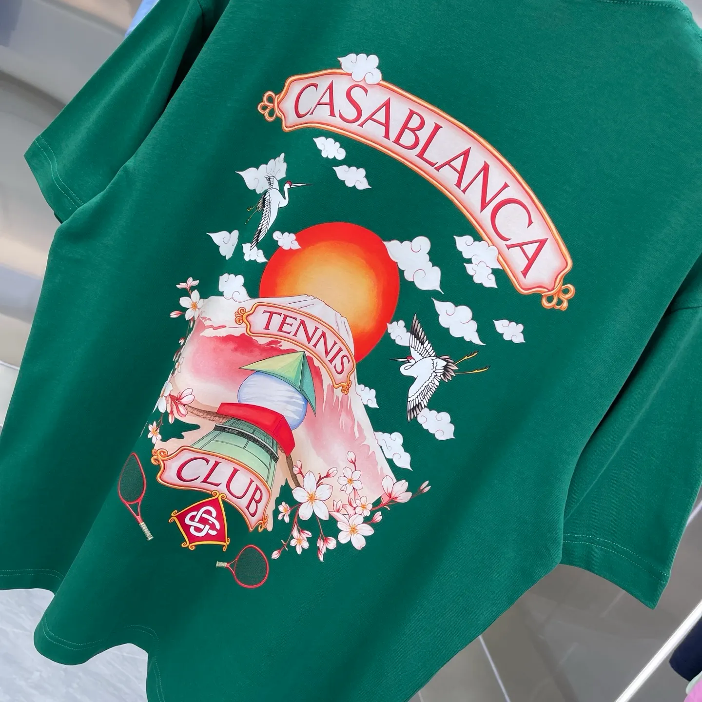 New Arrival Casablanca Classic Series T ～ ， ， 。 ， Classic ， In Stock ！ ：White Black Green Gray Light Green Blue Royal Blue Orange（8 ） Size：S M L XL XXL